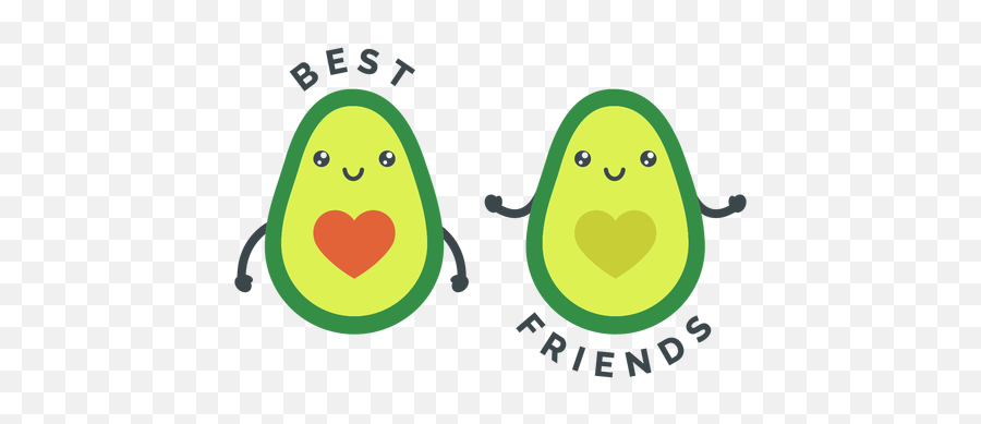 Best Friends Avocados - Transparent Png U0026 Svg Vector File Mejores Amigos Vector Png,Best Friends Png