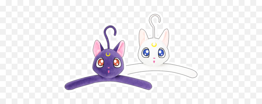 Download Sailor Moon Luna Artemis Clothes Hangers Cp1710085 - Cat Grabs Treat Png,Artemis Png