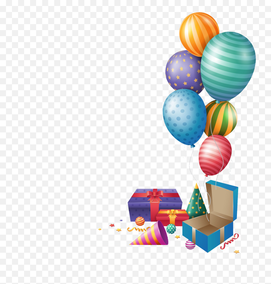 Happy Birthday Balloon Png - Happy Birthday Gift Png,Birthday Balloons Png