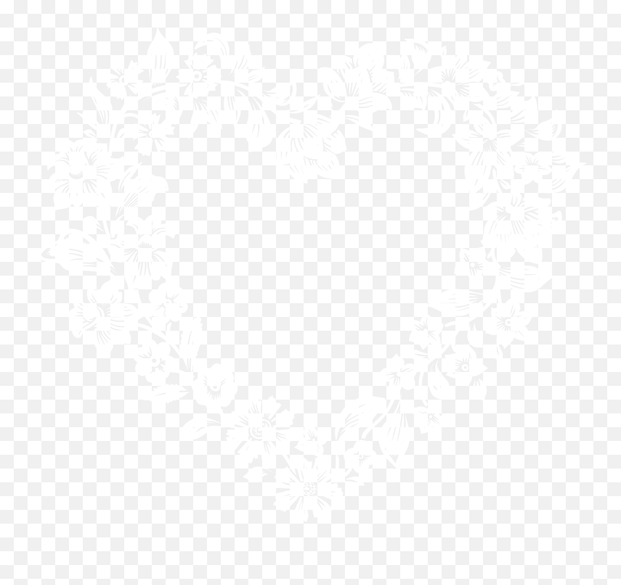 Library Of Heart Frame Black And White Stock Png Border