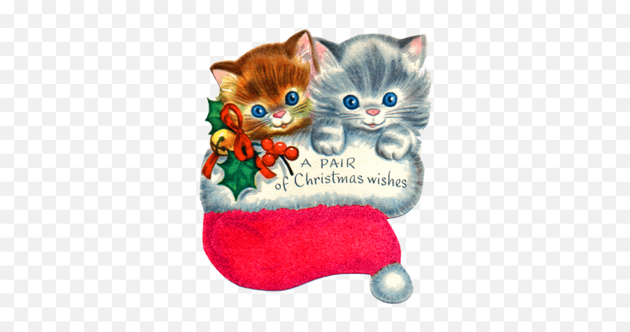 Download Christmas Kitten Png Selecting - Christmas Day,Kitten Png