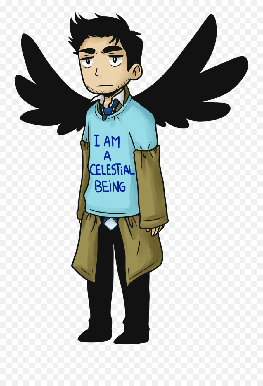 Dean And Castiel Funny - Cas And Dean Drawing Png,Dean Winchester Png