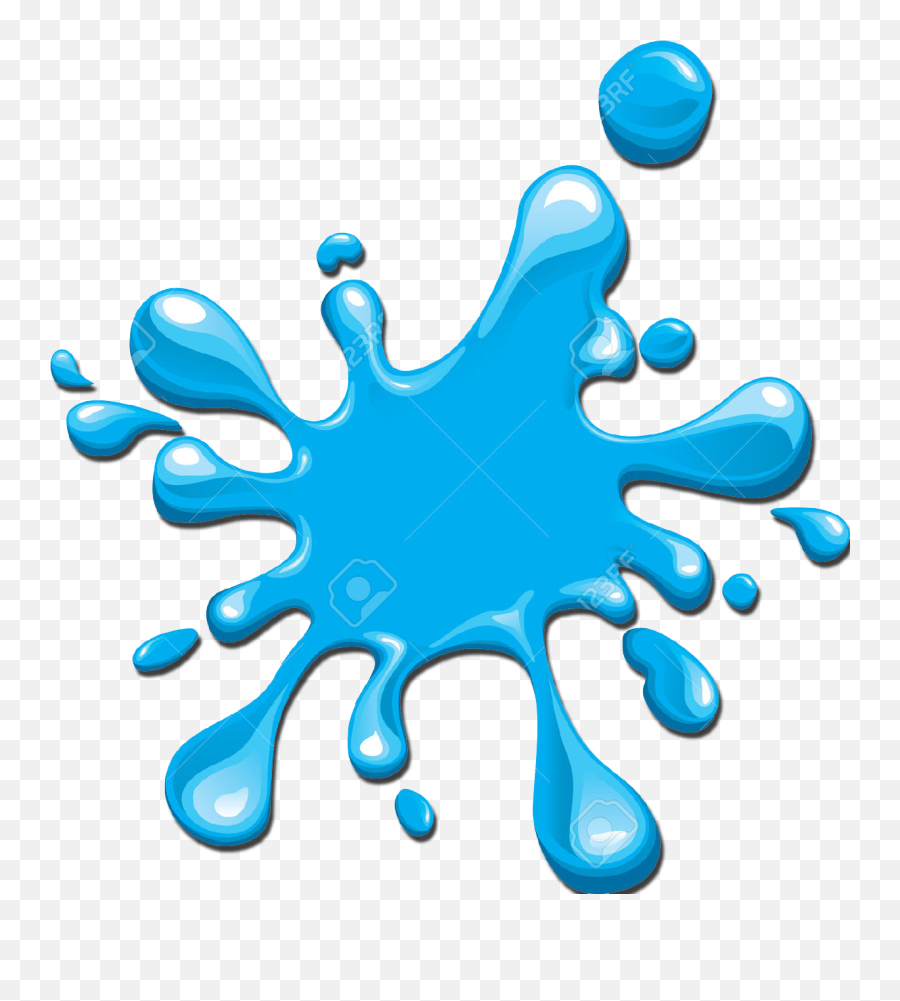 Pool Party Png - Paint Splat Orange Transparent Cartoon Water Splash  Clipart Png,Pool Water Png - free transparent png images 