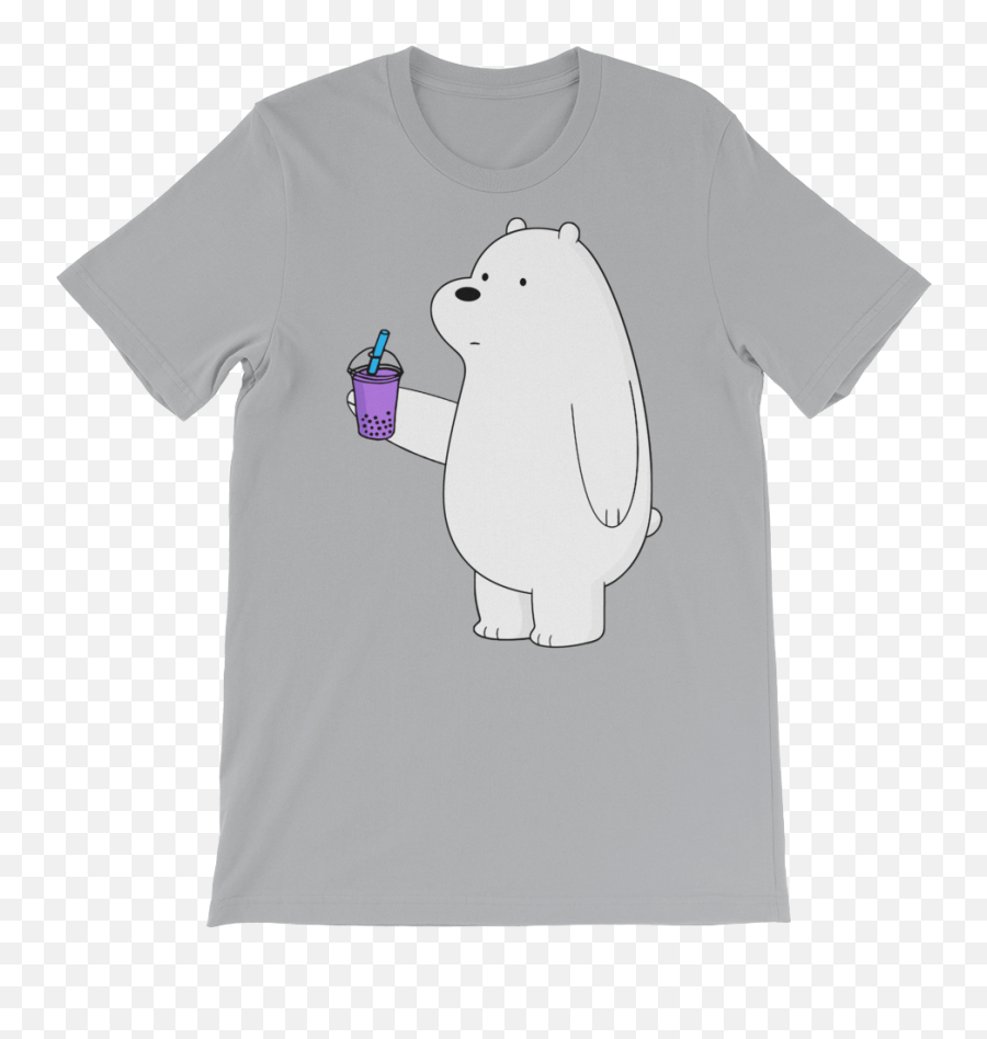 Ice Bear Likes Boba T - Shirt Png,Ice Bear Png