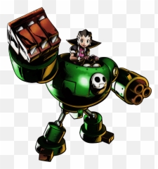 Tron Bonne Umvc3 Official Artwork - Marvel Vs Capcom Robot Tron Marvel Vs Capcom 3 Png,Marvel Vs Capcom Png
