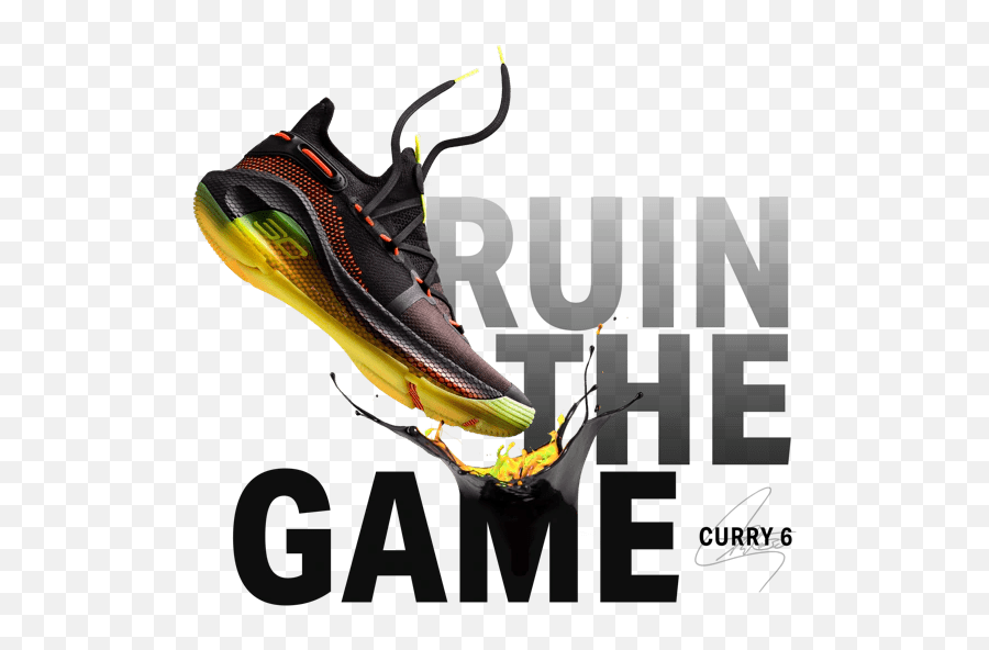 Under Armour Stephen Curry 6 Deadlaced - Round Toe Png,Steph Curry Png