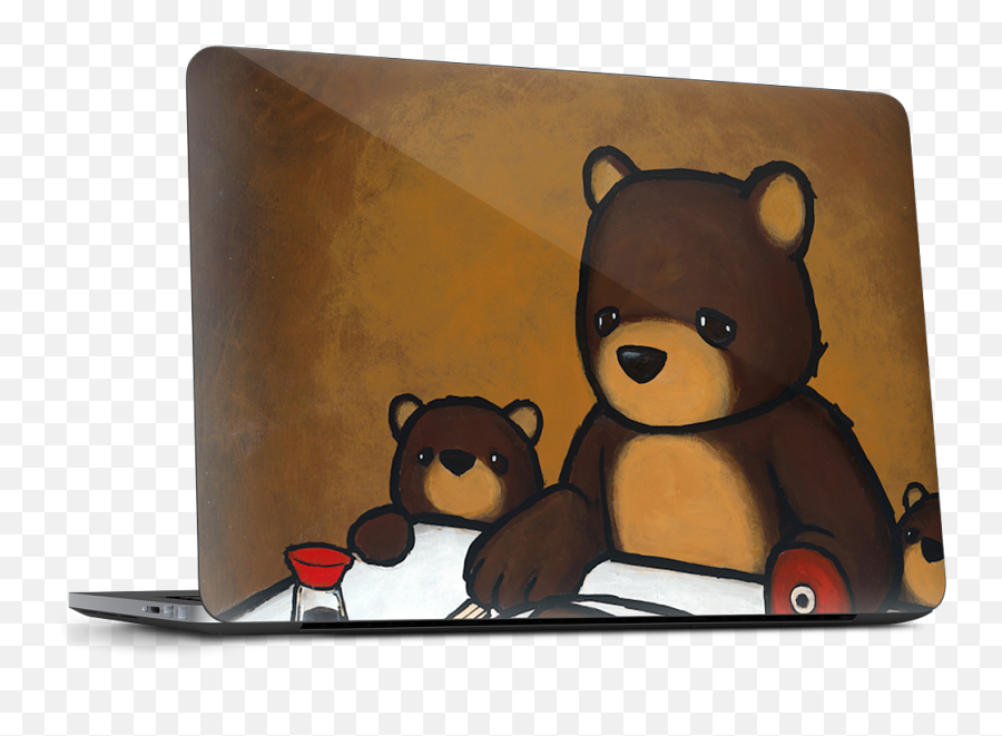 You Are What Eat Bear Paw Dell Laptop Skin By Luke Chueh - Netbook Png,Bear Paw Png