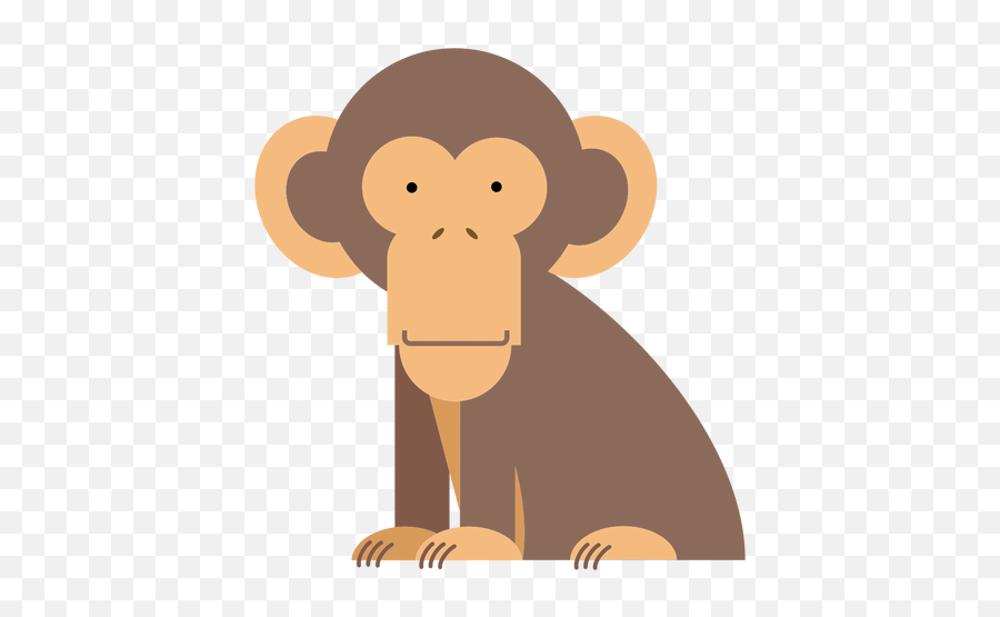 Transparent Png Svg Vector File - Monkey Illustration Png,Chimpanzee Png