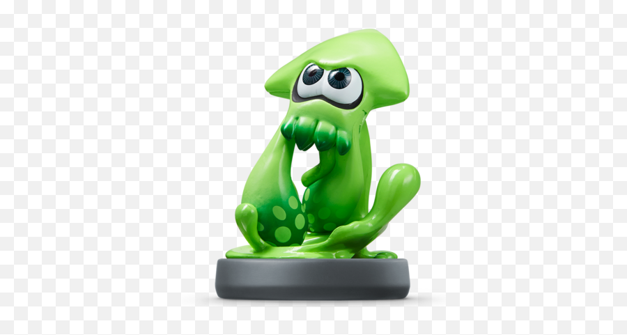 Inkling Squid Splatoon Amiibo Figure - Amiibo Life The Inkling Squid Amiibo Png,Splatoon Squid Logo