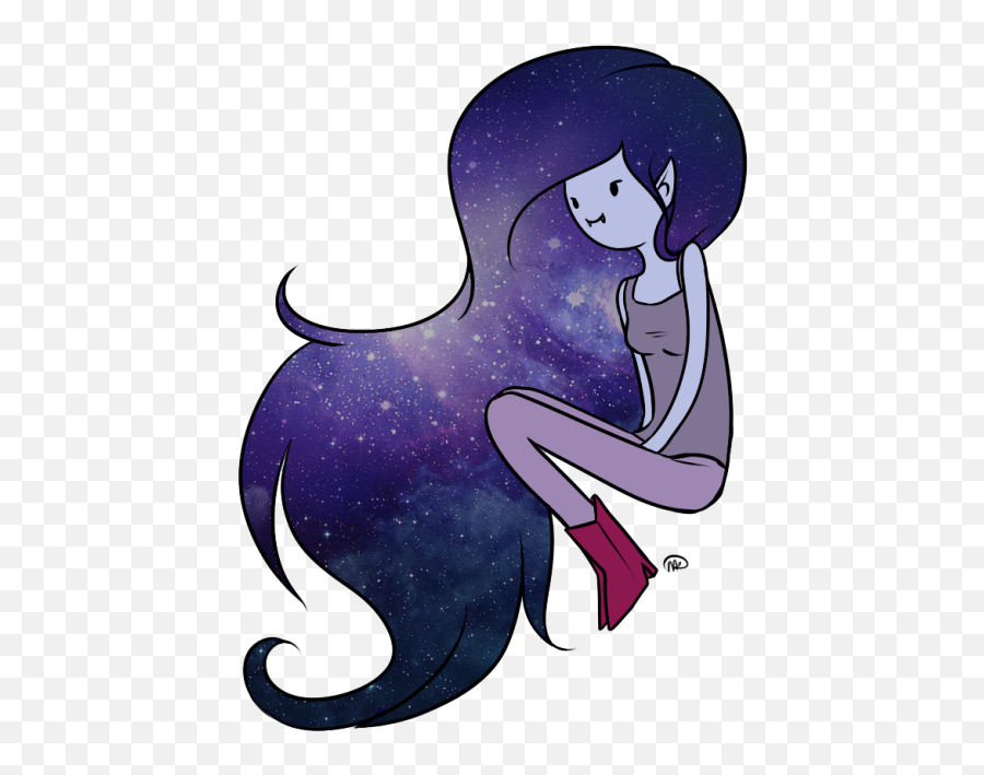 Vampire Fangs Tumblr Transparent Download - Hora De Aventura Galaxy Marceline Adventure Time Png,Fangs Transparent