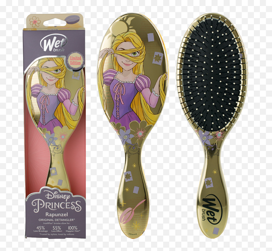 Wet Brush Pro Disney Whole Hearted Princess Detangler - Disney Princess Wet Brush Rapunzel Png,Tangled Sun Png