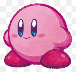 Kirby Face Png - Sad Kirby Mass Attack,Kirby Face Png
