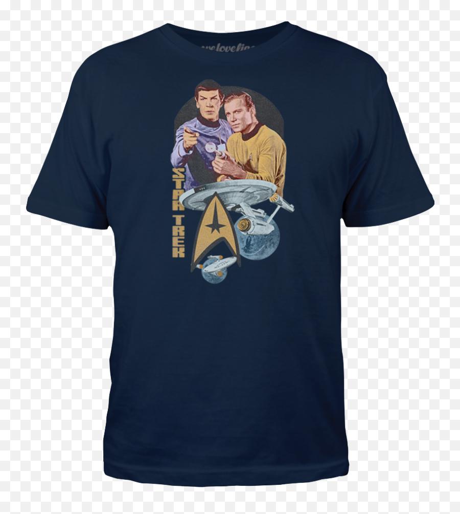 Star Trek Kirk Spock Vertical Pair - Deep Rock Galactic Rock And Stone Shirt Png,Spock Png