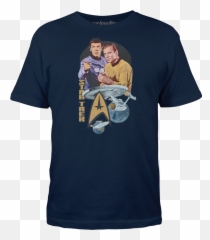 Star Trek Kirk Spock Vertical Pair - Deep Rock Galactic Rock And Stone Shirt Png,Spock Png