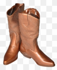 Pair Of Bronze Cowboy Boots - Durango Boot Png,Cowboy Boots Transparent