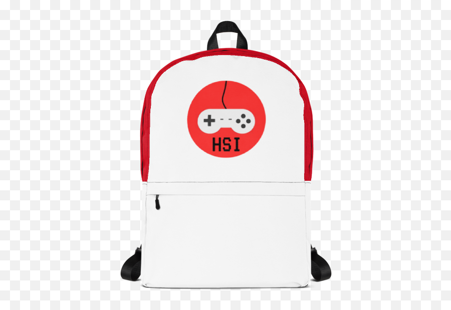 Hsi Logo White Backpack Gaming Online Store Powered - Backpack Png,Storenvy Logo