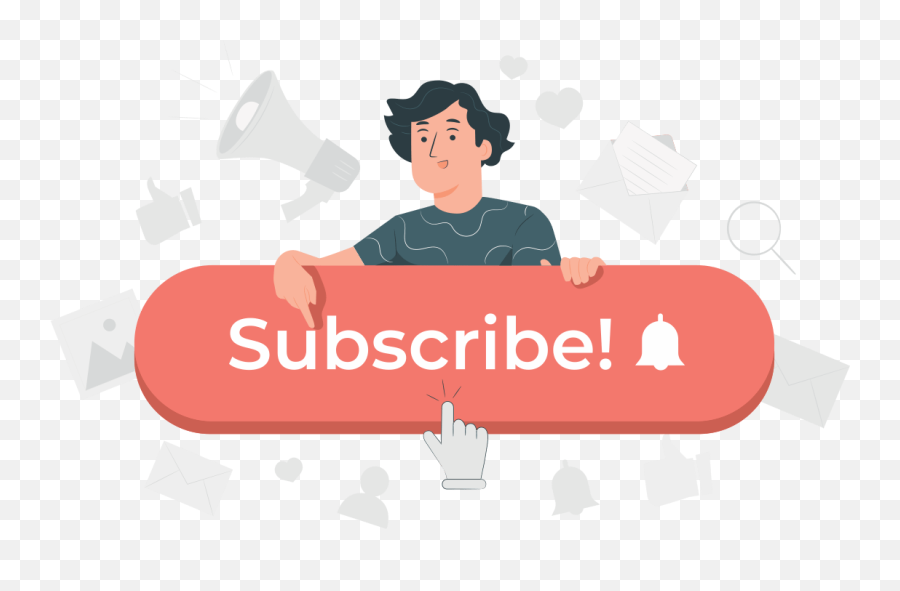 Subscribe Logo Png - Free Vector Design Cdr Ai Eps Png Svg Language,Youtube Subscribe Icon Transparent Background