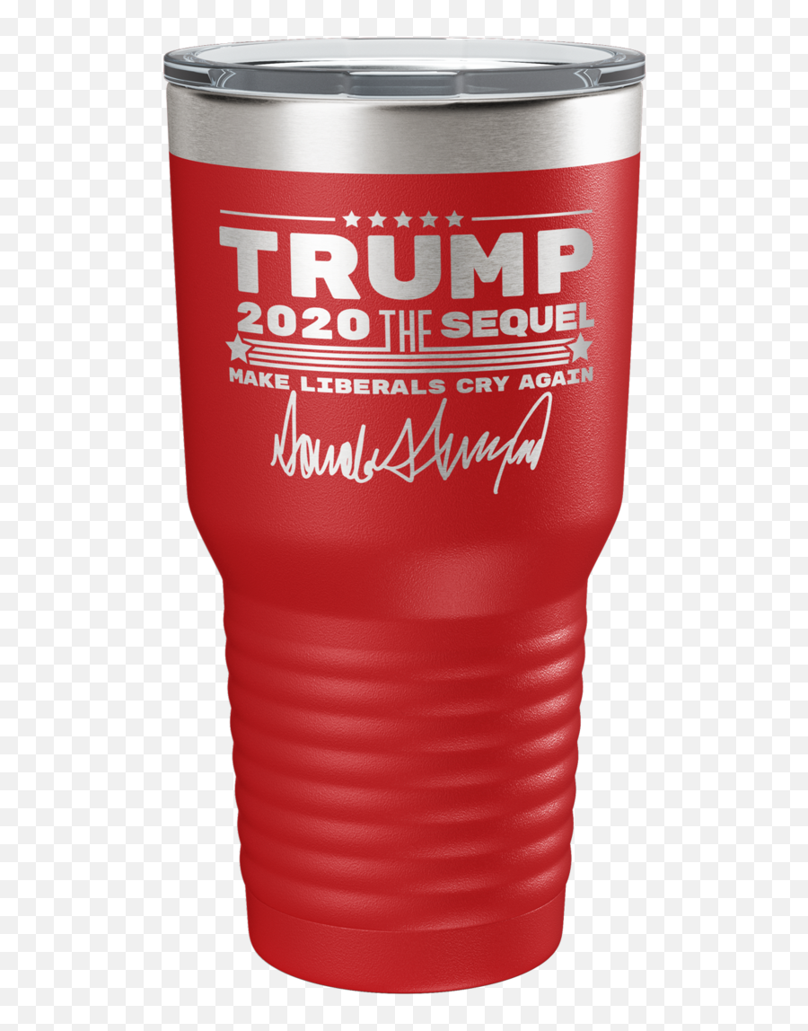 Trump 2020 The Sequel Signature Laser Etched Tumbler - Tumbler Png,Donald Trump Signature Png