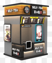 Robotics Arm Smart Milk Tea Coffee Vending Machine Indoor And Outdoor For Malls Supermarkets View - Bubble png