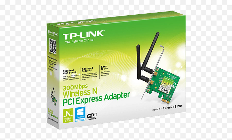 Tp Link Pci Express Wifi Card Tl - Tp Link 150 Mbps Wireless N Pci Express Adapter Tl Wn781nd Png,Tp Link Icon