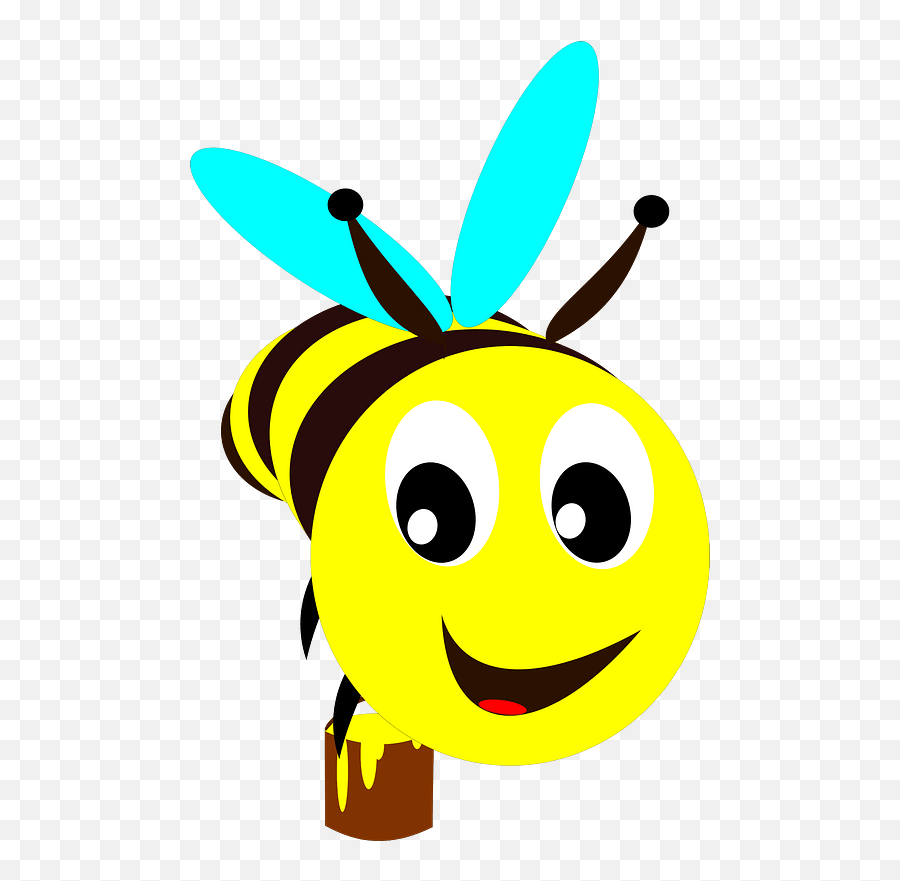 Bee With Honey Clipart Free Download Transparent Png - Png Abelha E O Mel,Free Bee Icon