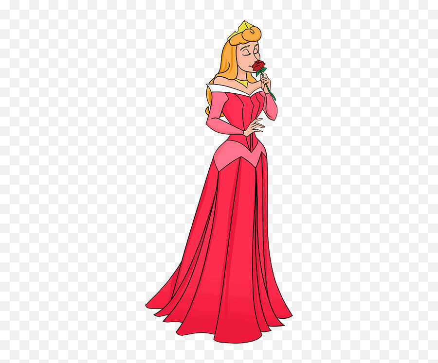 How To Draw Aurora From Sleeping Beauty - Floor Length Png,Sleeping Beauty Icon