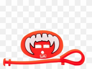 Loudmouthguard Vampire Fangs Bengal Orange - Illustration Mouthguard Png,Vampire Teeth Png