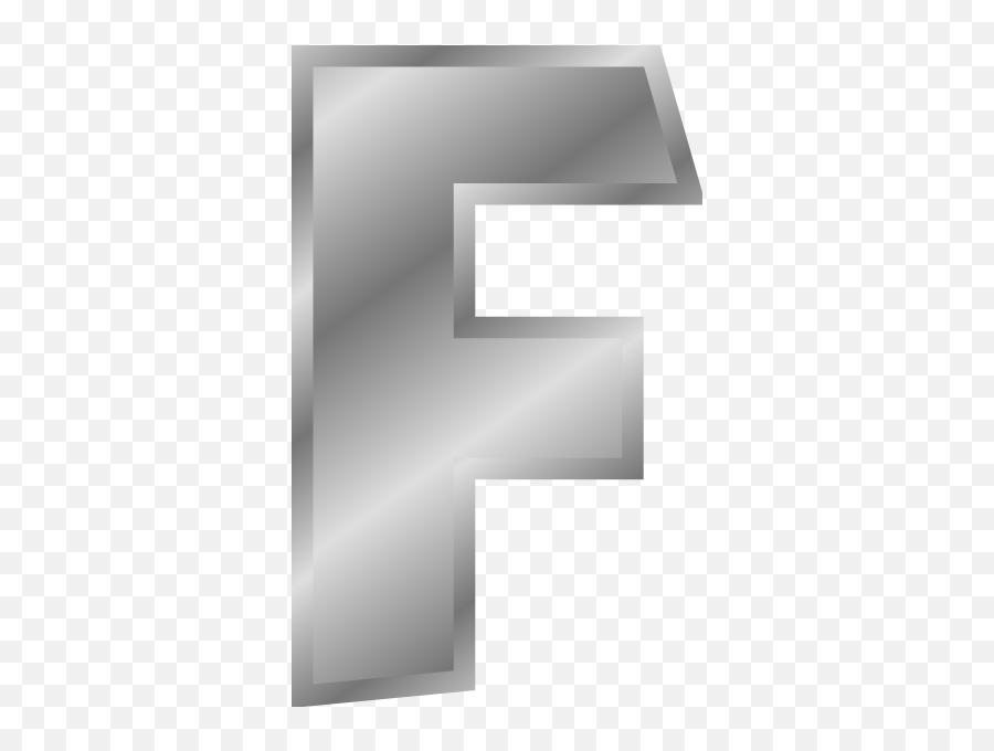 Effect Letters Alphabet Silver F Clip Art 104667 Free Svg - Alphabet Silver Letter F Png,Vector Icon Letters