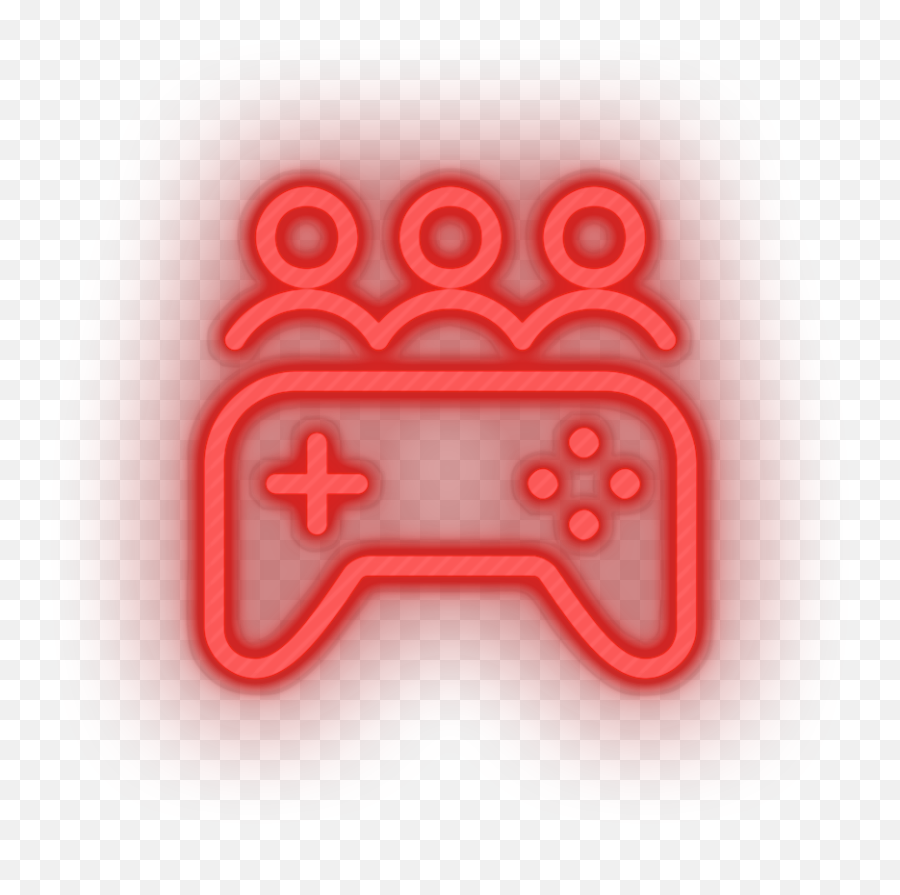 Game Party Video Team Controller Neon Sign - Video Games Led Joystick Png,Video Games Icon