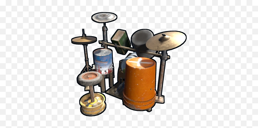 Rust Junkyard Drum Kit - Item Information Corrosion Hour Rust Game Drums Png,Daddy's Home Folder Icon