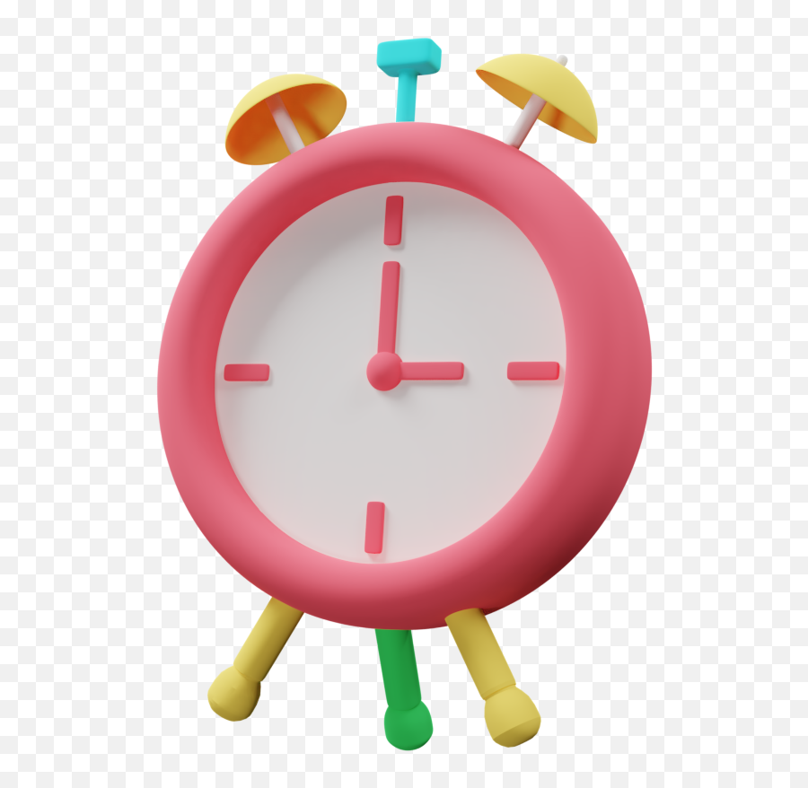 3d Table Clock Icon - Uplabs Png,Clock In Icon