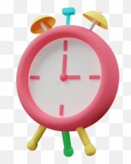 3d Table Clock Icon - UpLabs png