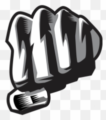 Vector Library Karate Clipart - Transparent Fist Logo png