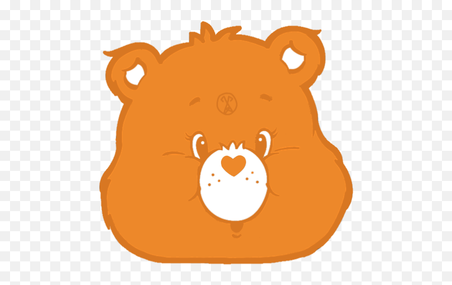 Orangecarebearcutepentagram - Discord Emoji Care Bear Discord Emoji Png,Carebear Icon