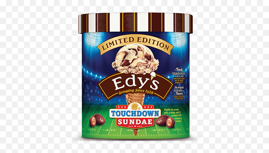 Touchdown Sundae - Cookie Dough Ice Cream Png,Ice Cream Transparent