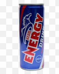 Azam Energy Drink 250ml - Carbonated Soft Drinks Full Size Caffeinated Drink Png,Soft Drink Png