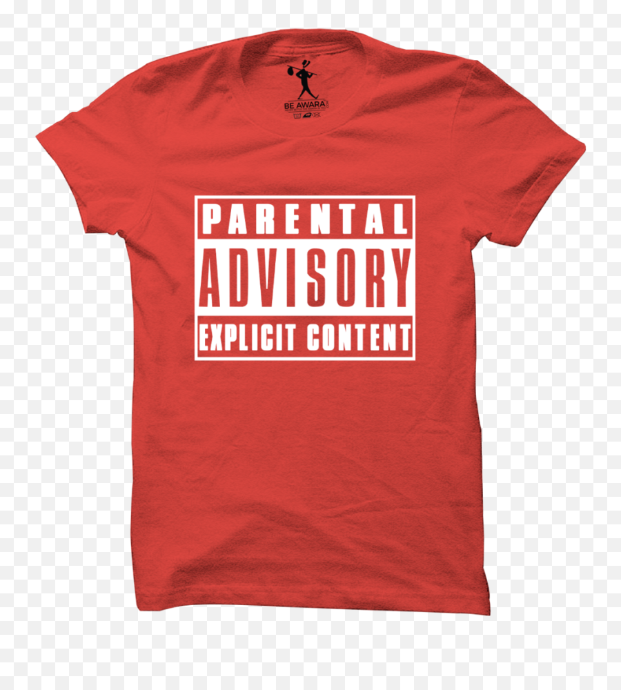 Parental Advisory T - Shirt Screen Printed Surf T Shirt Png,Parental Advisory Logo Png
