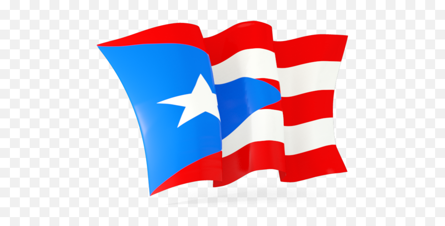 Illustration Of Flag Puerto Rico - Puerto Rico Waving Flag Png,Puerto Rico Flag Png