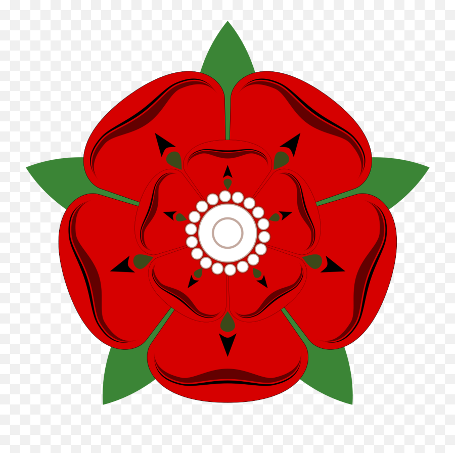 Filelancashire Rosesvg - Wikimedia Commons Lancashire Rose Png,Red Rose Png
