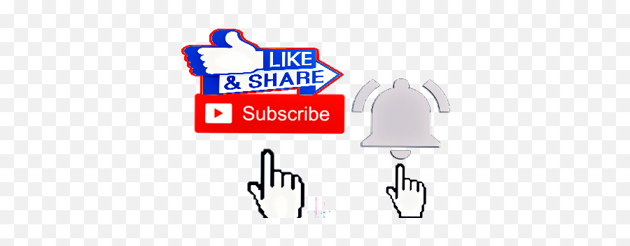 Like Share Subscribe Button PNG Transparent Images - PNG All