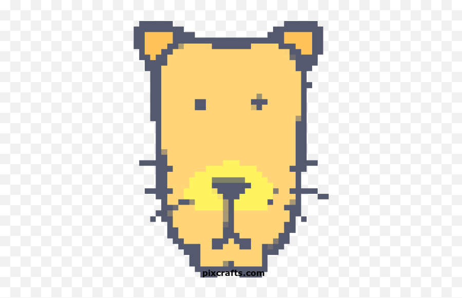 Lioness - Printable Pixel Art Illustration Png,Lioness Png