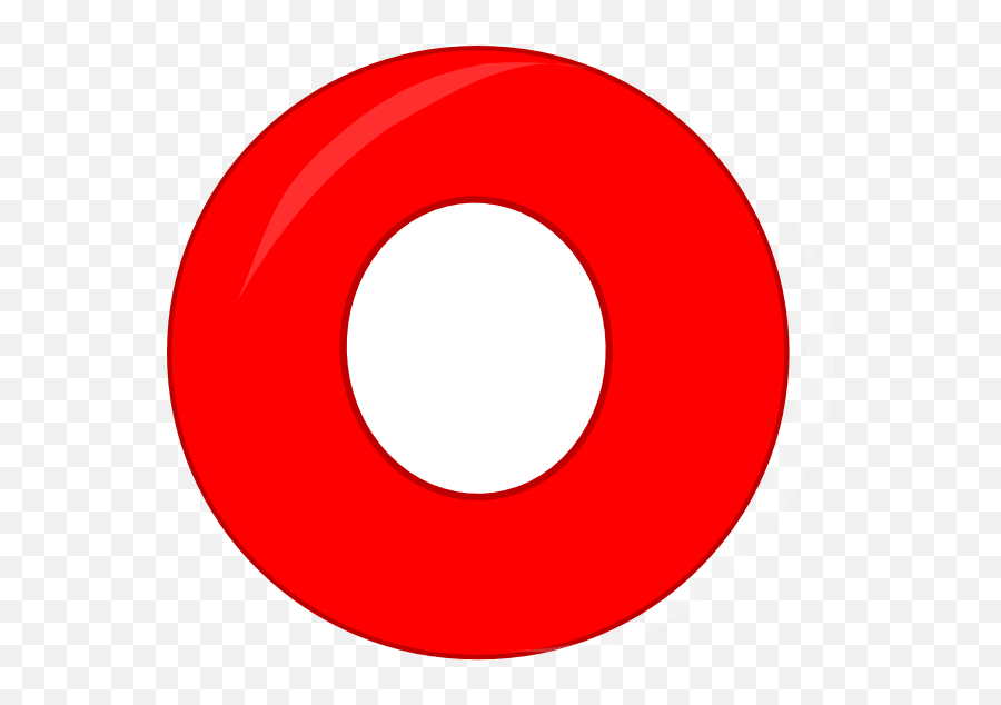 Red Circle White Inside Clip Art - Youtube Logo Circular Png,Circle Png