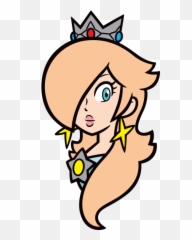 Rosalina Profile Super Mario Art 3d - Mario World Icon png