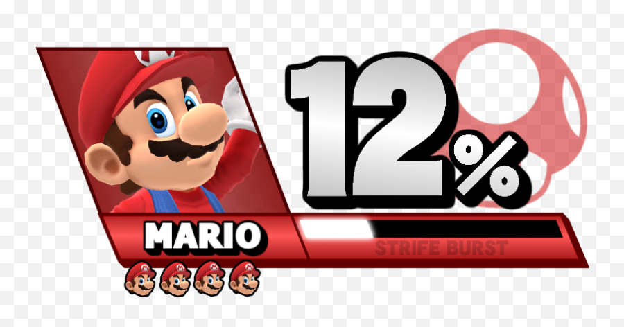 Ssbs - Hud Super Smash Bros Hud Full Size Png Download Cartoon,Hud Png