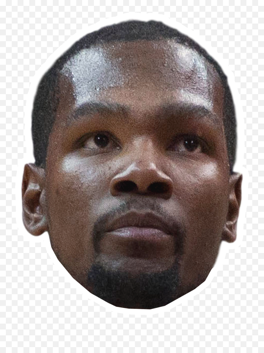 Warriors Oklahoma Head Snout Hq Png - Kevin Durant Face Transparent Background,Lebron James Face Png
