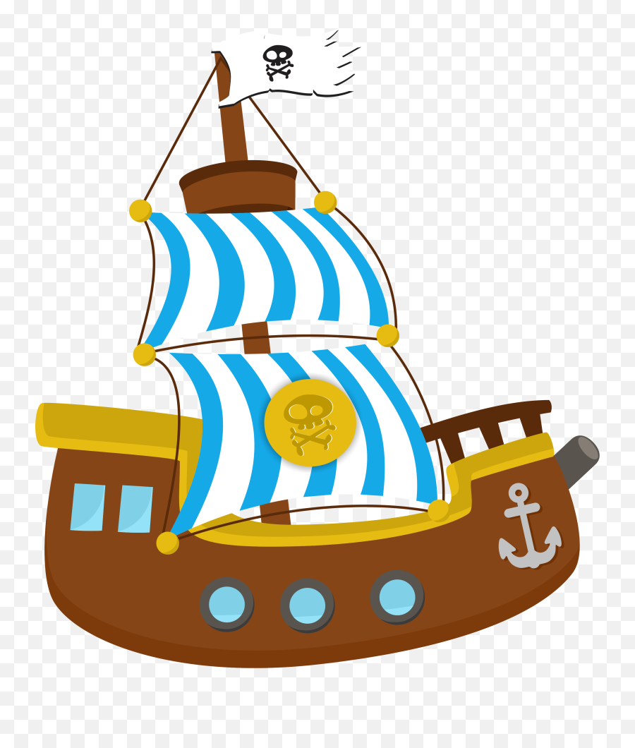 Piracy Ship Neverland Clip Art - Pirates Png Download 1411 Jake Y Los Piratas Barco,Pirates Png