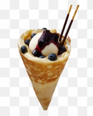 Download Hd Eight Turn Crepe Sweet - Crepes Ice Cream Png,Crepes Png