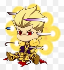 Fate Zero Gilgamesh Chibi Transparent - Gilgamesh Chibi Png,Gilgamesh Png
