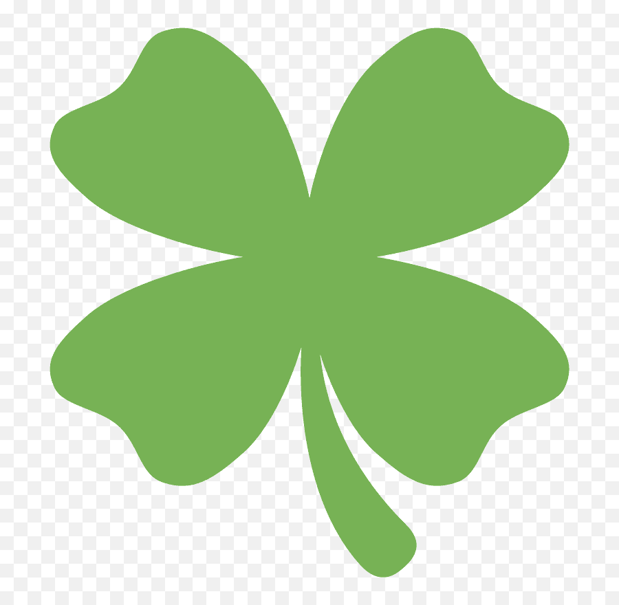Four Leaf Clover Emoji Meaning With - Four Leaf Clover Emoji Png,4 Leaf Clover Png