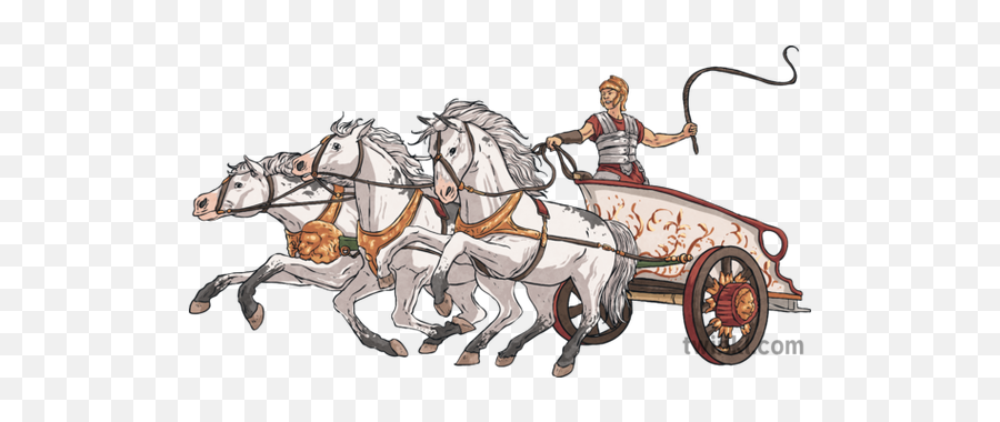 Gladiator Whip Horses Rome Mps Ks2 - Chariot Png,Chariot Png